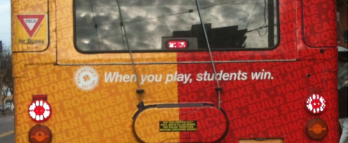 When you play, students win.